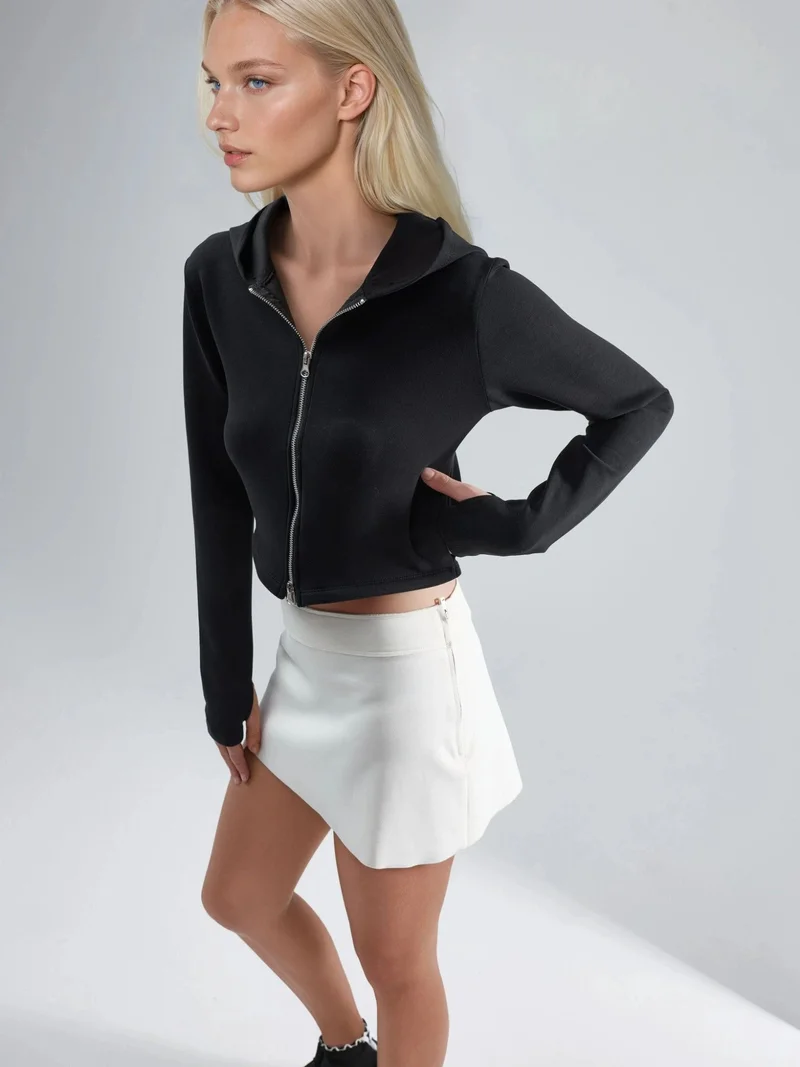 Busem BUSEM Hooded Zip-Up Regular Fit Jacket